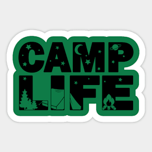 Camp Life Sticker